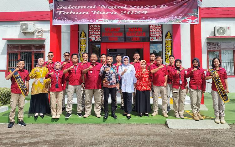 Kadiv Pemasyarakatan Kanwil Kemenkumham Kalteng Lakukan Monev di Rutan Tamiang Layang