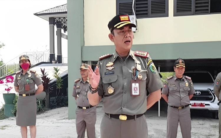 Satpol PP Palangka Raya Siapkan 30 Personel Amankan Malam Tahun Baru