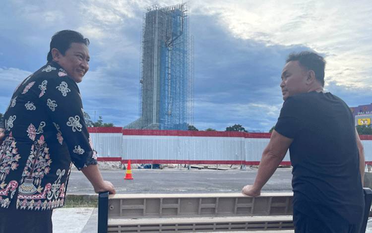Bundaran Besar Palangka Raya Akan Ditambah Lampu Hias dan Taman