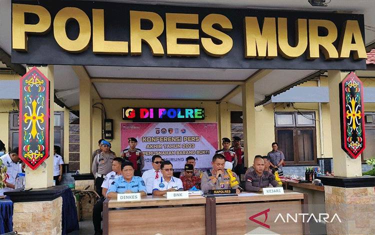 Angka Kriminalitas di Murung Raya Selama 2023 Meningkat Tajam