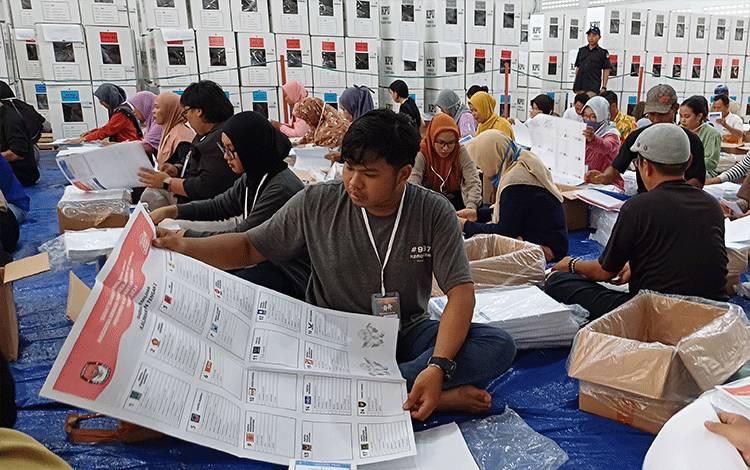 KPU Kotim Siapkan Skema Distribusi Logistik Pemilu 2024