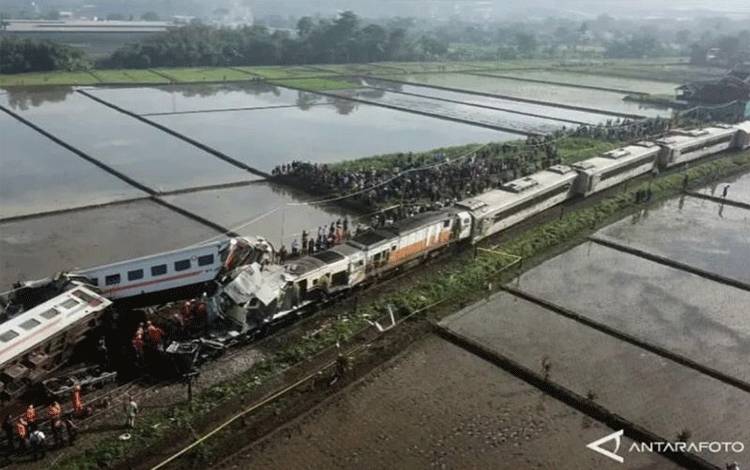 Puan Soroti Sistem Keamanan Dalam Kasus Tabrakan Kereta di Cicalengka