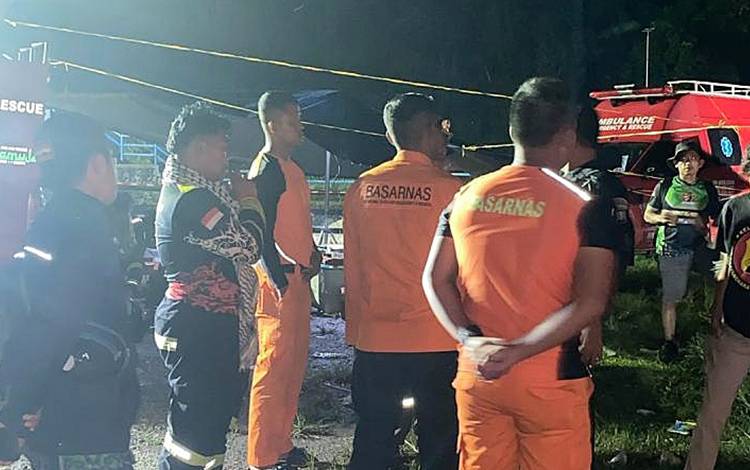 Basarnas Kalteng Turun ke Lokasi Remaja Tenggelam di Bendungan Tampa Barito Timur