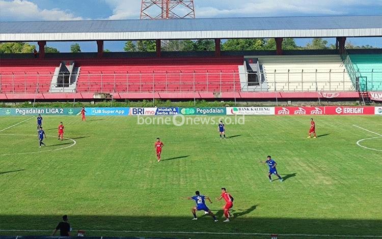 PSCS Cilacap Berhasil Samakan Kedudukan Melalui Tendangan Keras Arif