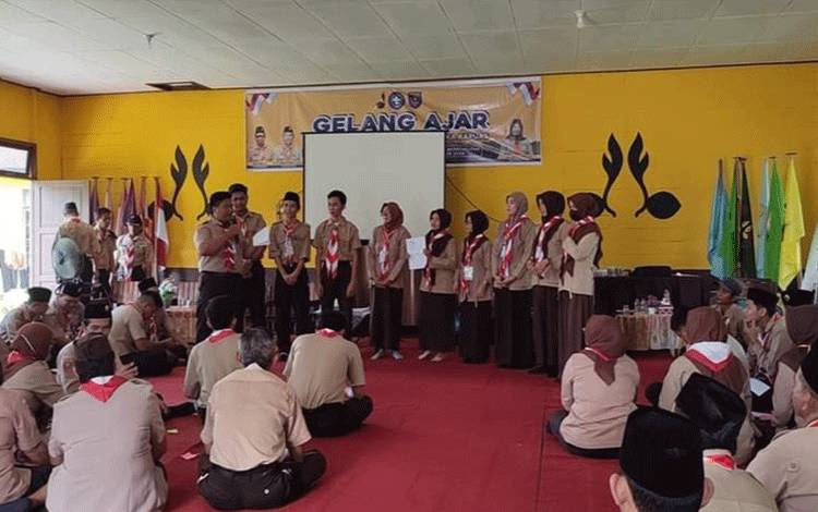 Ketua Kwarcab Kapuas Harapkan Kegiatan Gelang Ajar Dapat Tingkatkan Kemampuan Pembina Pramuka