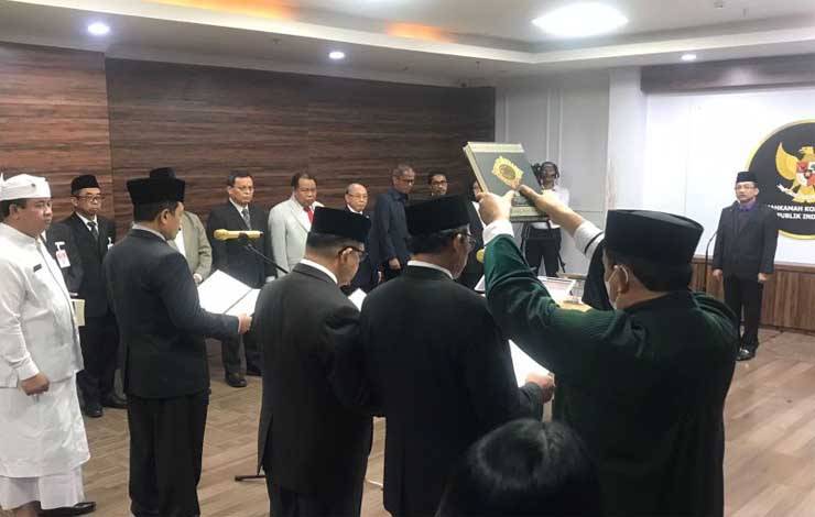 Ketua Mahkamah Konstitusi Lantik Anggota MKMK Permanen