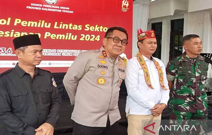 Polda Kalteng Evaluasi Kerawanan Pemilu 2024 di Empat Daerah