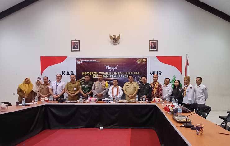 KPU Kotim Ikuti Ngobrol Pemilu Lintas Sektoral
