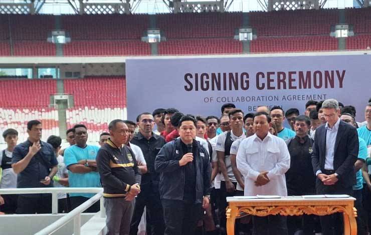 Ketum PSSI: Prabowo Komitmen dan Konkret Majukan Sepak Bola Usia Dini