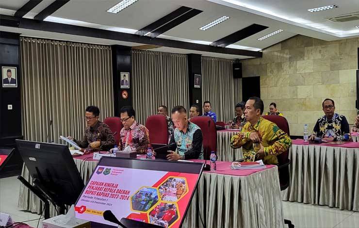 Pj Bupati Kapuas Sampaikan Capaian Kinerja di Kemendagri