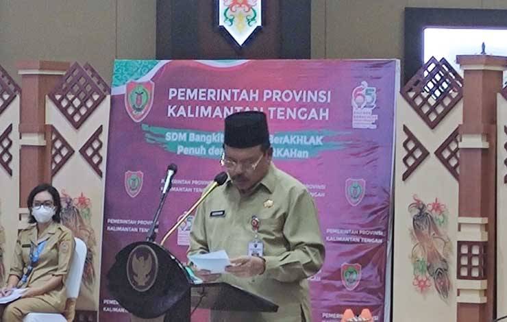 Sekda Kalteng, Nuryakin (FOTO: HERMAWAN DP)