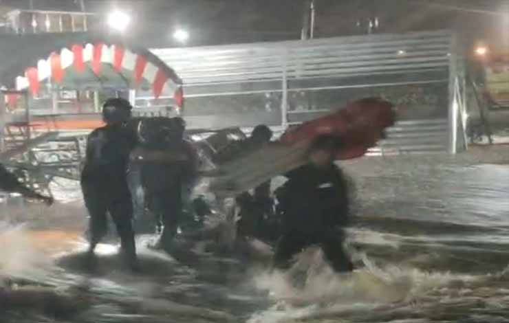Banjir Landa Pangkalan Bun, Sejumlah Arus Lalu Lintas Dialihkan