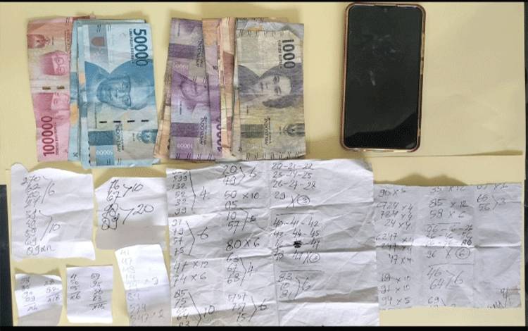 Pedagang Sembako di Sampit Ditangkap Polisi Karena Judi Togel