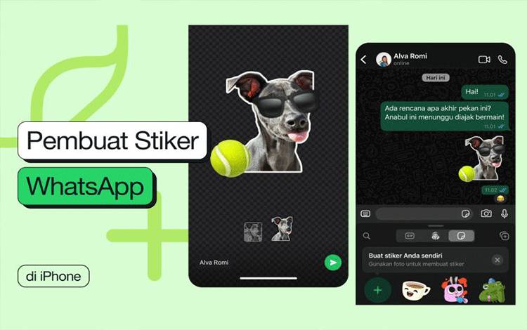 WhatsApp Kini Hadirkan Fitur "Sticker Maker" untuk Pengguna iPhone
