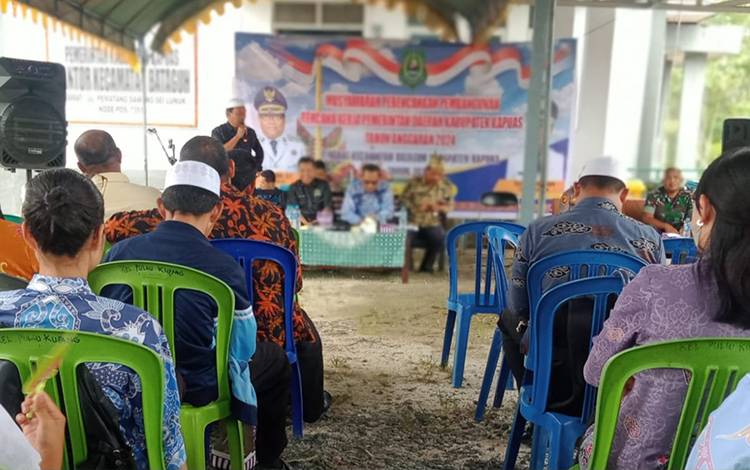 Musrenbang RKPD Tingkat Kecamatan Bataguh Digelar