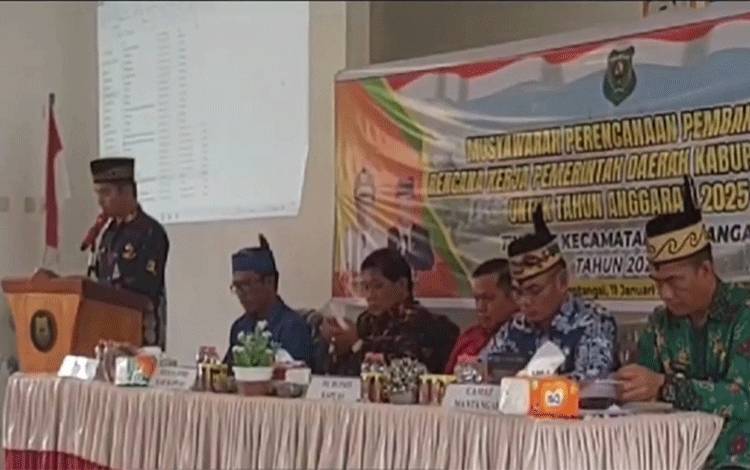 Musrenbang Tingkat Kecamatan Mantangai Didominasi Usulan Infrastruktur