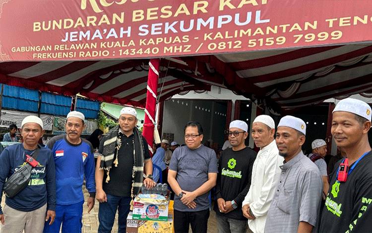 Pj Bupati Kapuas Apresiasi Warga dan Relawan Sediakan Rest Area Jemaah Haul Guru Sekumpul