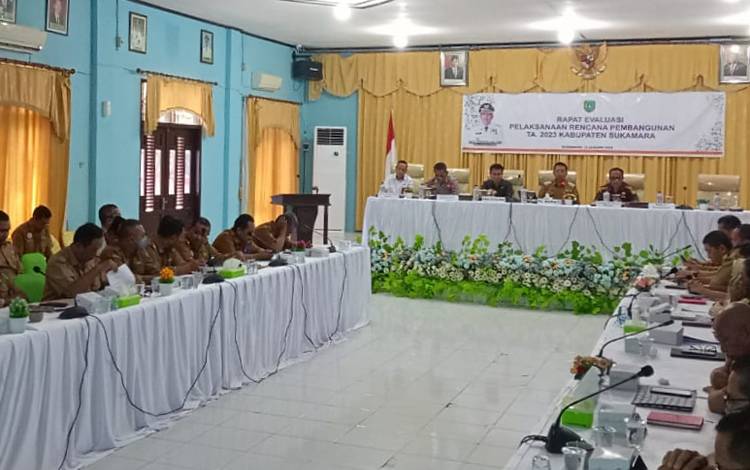 Pemkab Sukamara Evaluasi Pembangunan Tahun 2023