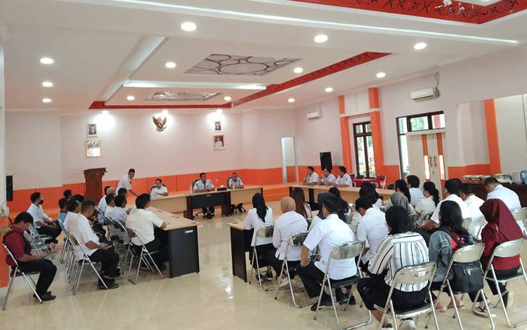 BPBPK Provinsi Kalteng saat menggelar Giat Refleksi Pelaksanaan Tugas TA 2023 dan Arahan Pelaksanaan Kegiatan TA 2024. (FOTO:BPBPK KALTENG)
