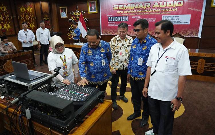 Sekda Kalteng Harap Seminar Audio Tingkatkan SDM Pemprov Kalteng