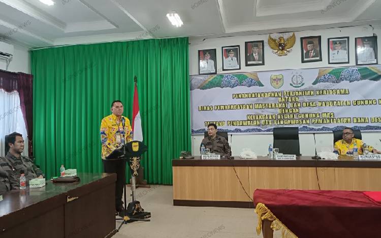 Kerja Sama DPMD Gumas dengan Kejari untuk Mengawal Pembangunan