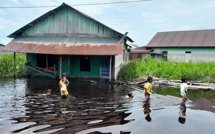 107.245 Jiwa dari 6 Kabupaten di Kalteng Terdampak Banjir