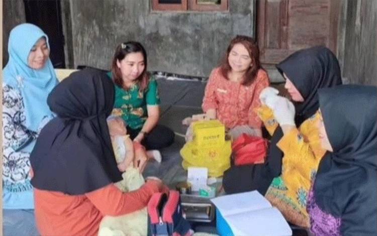 Posyandu Mekar Sari Dikunjungi Disdalduk KBP3M Palangka Raya