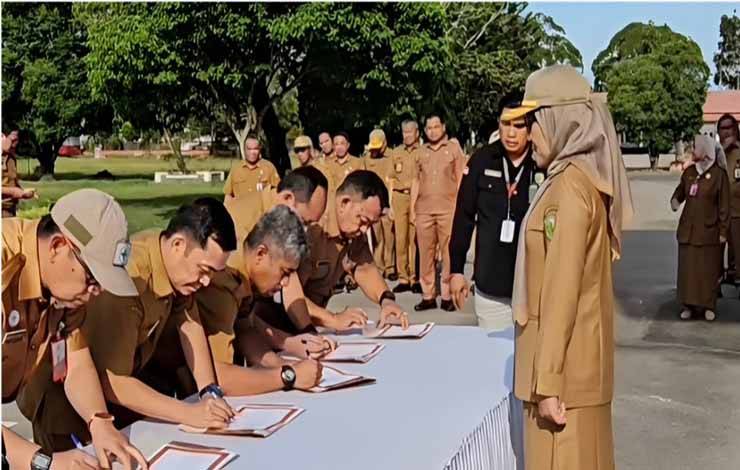 ASN Pemko Palangka Raya Teken Pakta Integritas
