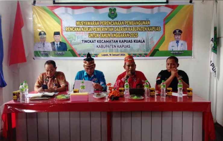 Usulan Musrenbang Kecamatan Kapuas Kuala Didominasi Bidang Infrastruktur, Ekonomi dan Pemberdayaan