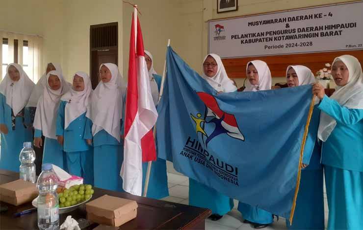 Pengurus Daerah Himpaudi Kobar Periode 2024-2028 Resmi Dilantik