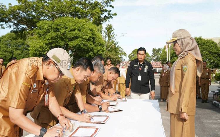 Pj Wali Kota Palangka Raya: Pakta Integritas Harus Dibarengi dengan Sikap Anti KKN