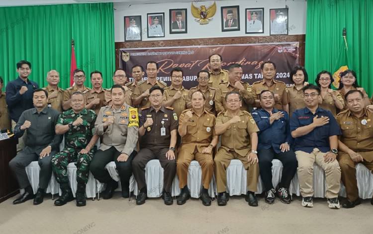 Pemkab Gunung Mas Gelar Rakor Tim Desk Pemilu