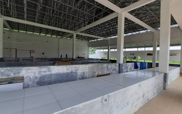 Ditinggal Pedagang, Kondisi Pasar Sungai Bulin Tak Terawat