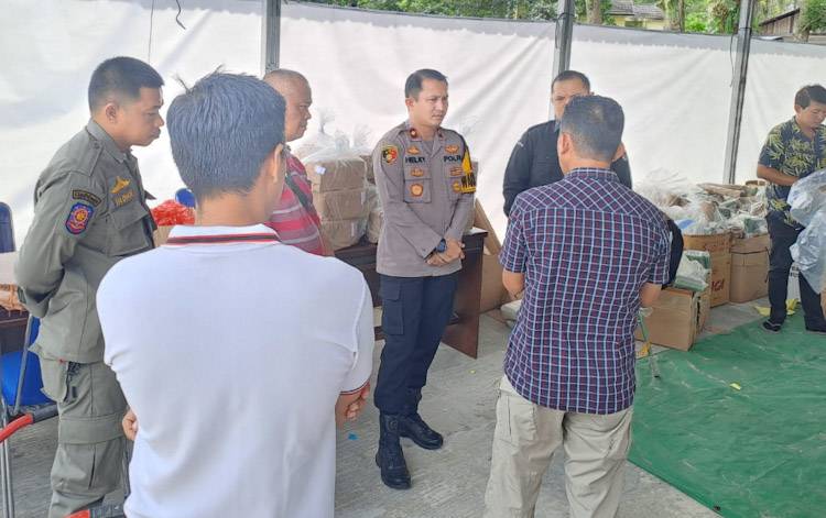 Pastikan Keamanan Gudang Logistik Pemilu, Wakapolres Kobar Lakukan Pengecekan?