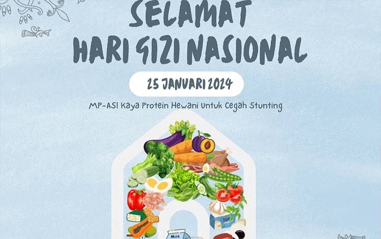 Peringati Hari Gizi Nasional, Dinkes Palangka Raya Ajak Masyarakat Hidup Sehat