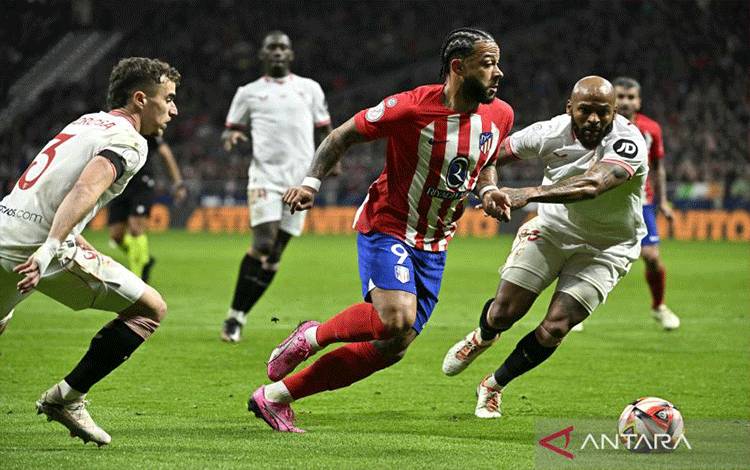 Gol Semata Wayang Depay Antar Atletico ke Semifinal Piala Raja