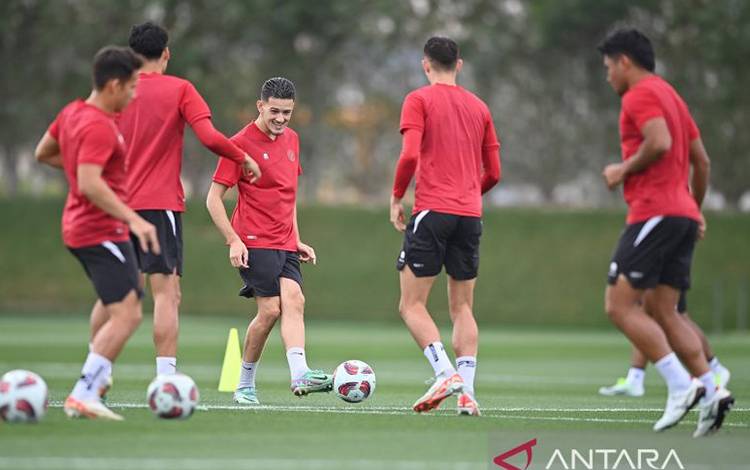 Pemain Timnas Indonesia Siap Hadapi Australia dengan Suka Cita