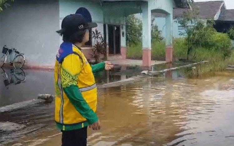 DPKP Palangka Raya Cek Lokasi Genangan Air di Jekan Raya