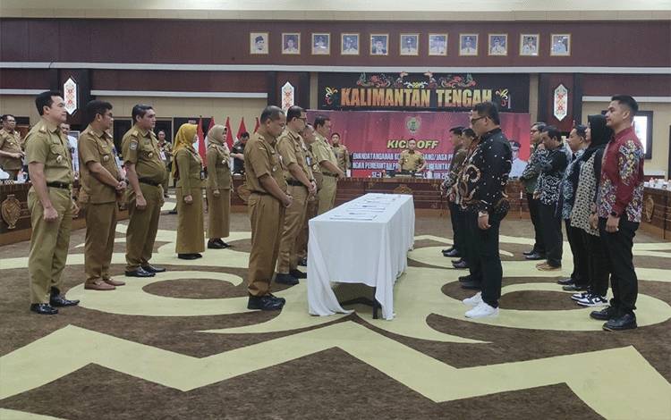 Pemprov Kalteng Laksanakan Kick Off Pengadaan Barang dan Jasa