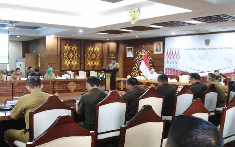 Kegiatan asistensi Pelaksanaan Percepatan Pembangunan di Aula Eka Hapakat, Selasa, 30 Januari 2024. (FOTO: IKHSAN)