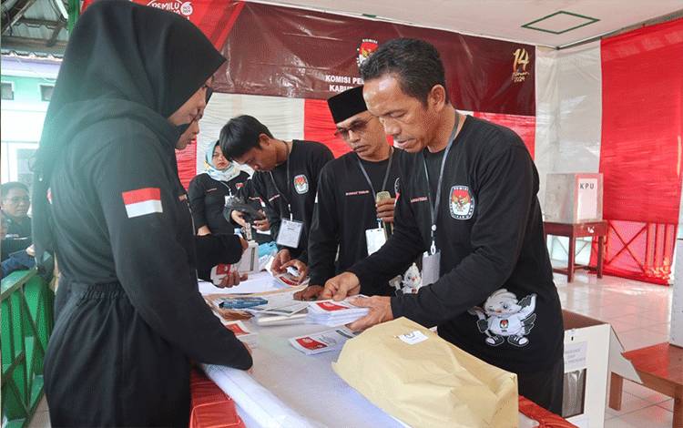 KPU Sukamara Simulasi Pemungutan Suara