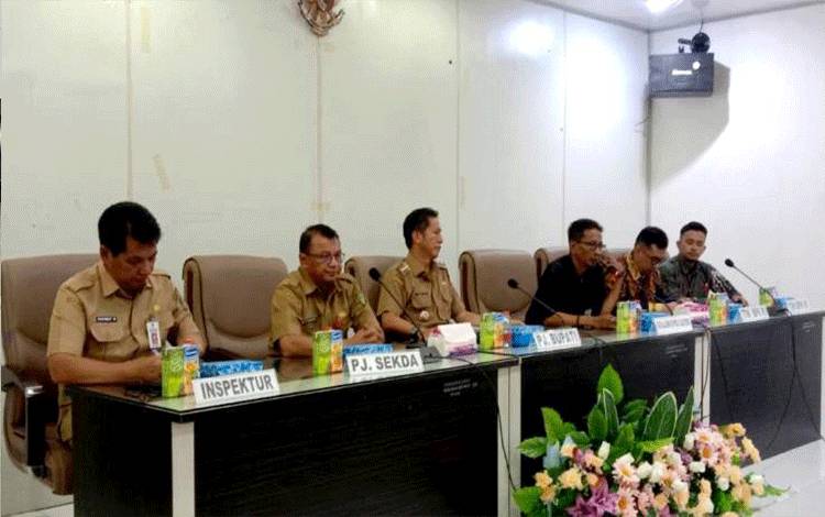 BPK RI Kalteng Entry Meeting Pemeriksaan Interim LKPD 2023