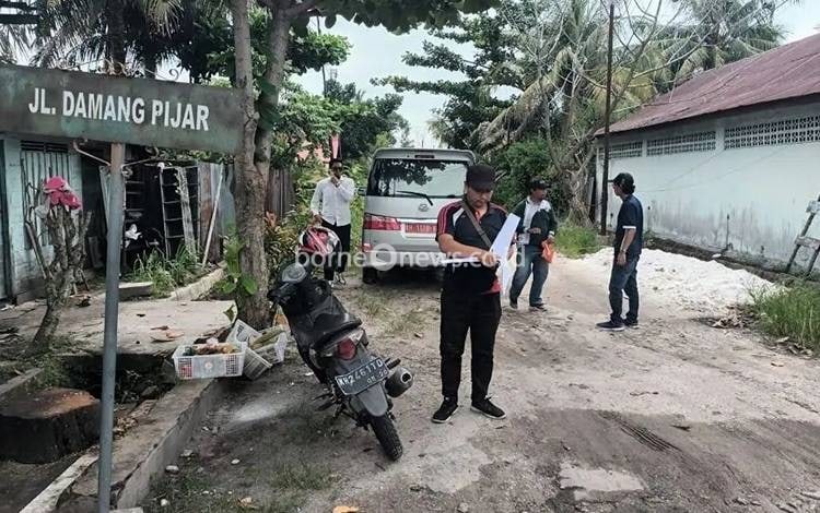 Disperkimtan Palangka Raya Survei Peningkatan Jalan di Sejumlah Titik