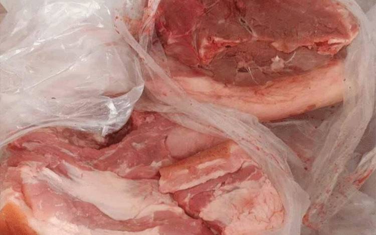 Kepala Puskeswan Palangka Raya Sebut Persaingan Harga Terjadi untuk Penjualan Daging Babi