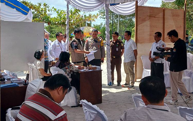 KPU Katingan Gelar Simulasi Pemungutan Suara