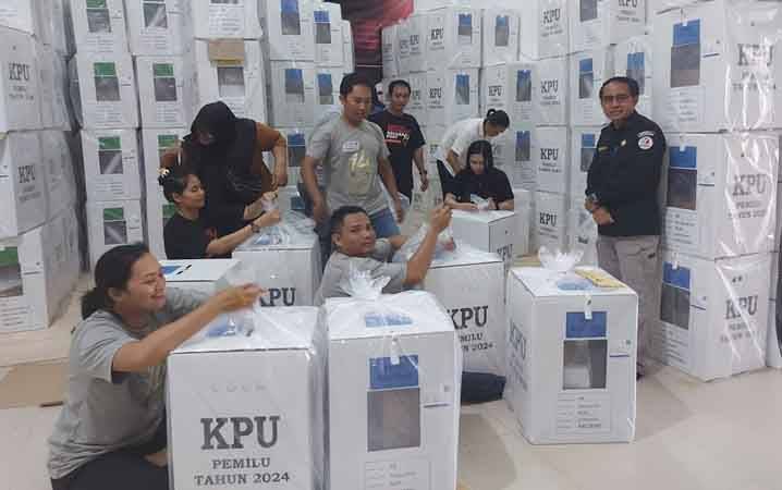 Bawaslu Lamandau Pantau Persiapan Distribusi Logistik Pemilu