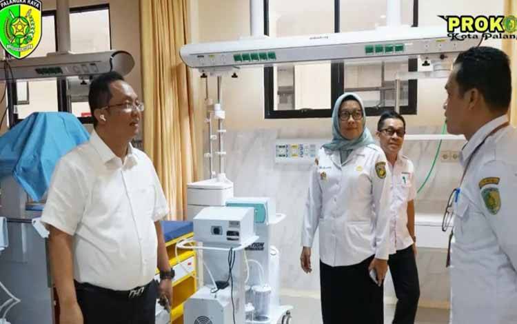 Pj Wali Kota Palangka Raya Tinjau RSUD