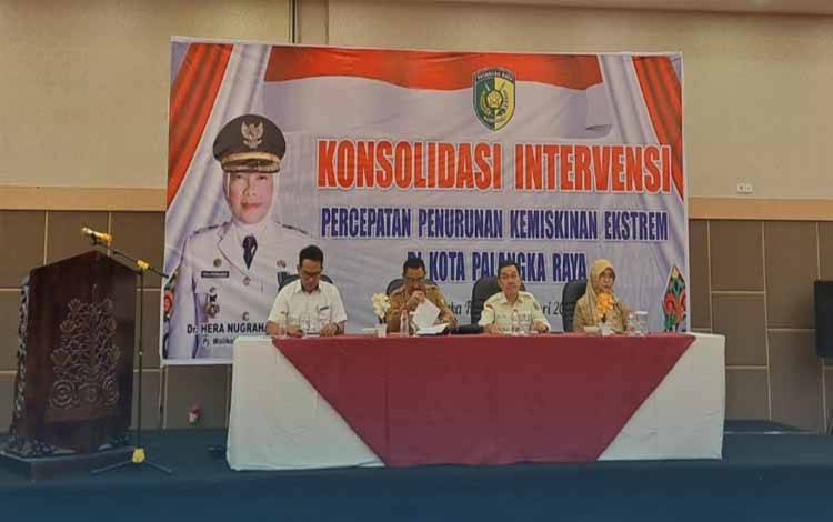 Pemko Palangka Raya Intervensi Penurunan Kemiskinan Ekstrem