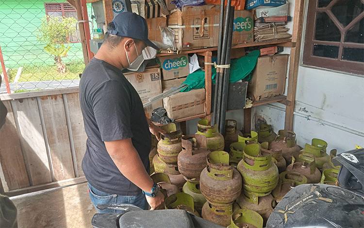Jual Elpiji Subsidi Tanpa Izin, Toko di Sampit Digerebek Polisi