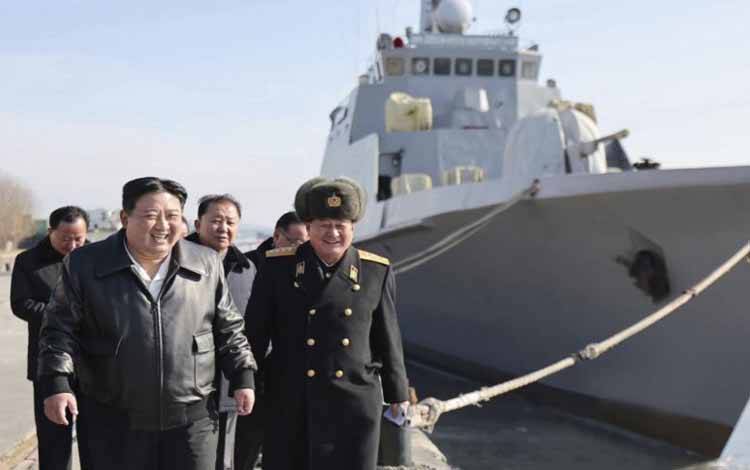 Kim Jong Un Tekankan Pentingnya Perkuat AL untuk Persiapan Perang